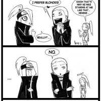 Hidan likes blondes or not